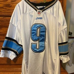 Throwback Reebok Detroit Lions stitched Matthew Stafford Jersey size 50 (XL)